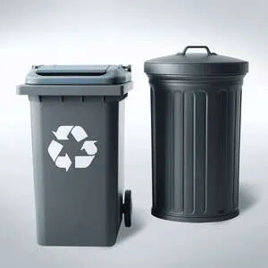 Trash Cans & Recycling Bins
