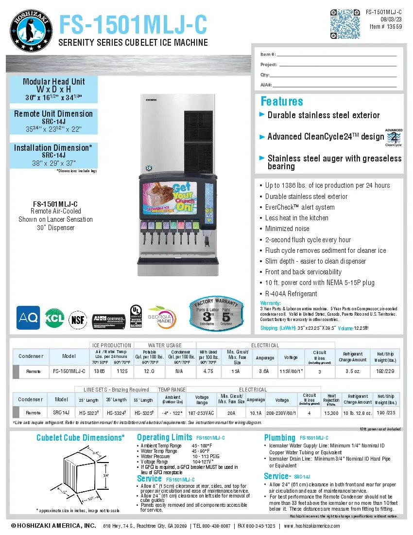 hoshizaki-fs-1501mlj-c-ice-maker-nugget-style-115v-cubelet-style-specsheet-2607263mhekd.pdf