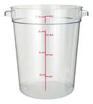 Winco , PCRC-8, Round Food Storage Containers